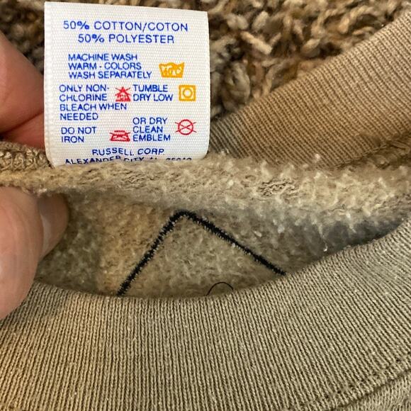 JERZEES Vintage Crew Neck Noah Ark Sweatshirt Women Size Large Religion - Picture 8 of 8